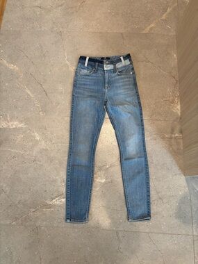 7 For All Mankind Medium Blue Skinny Jeans